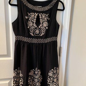 NANETTE LEPORE EMBROIDERED DRESS